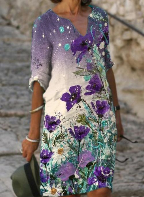 flor violeta
