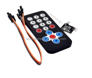 HX1838 Kits de módulo de control remoto inalámbrico infrarrojo negro HX1838 Kit de bricolaje HX1838 para Raspberry Pi Smart Electronics