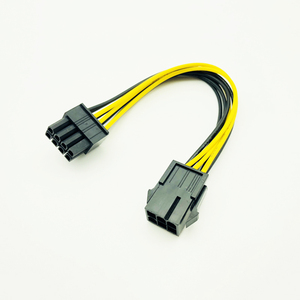CARPRIE PCI-E PCI Express convertidor de potencia de alimentación pcie de cable 6 pin a 8 pin para CPU tarjeta de Video - Product Image 1