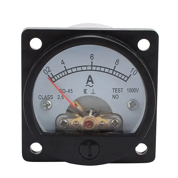 SO-45 AC 0-10A Yuvarlak Analog panel metre Ampermetre