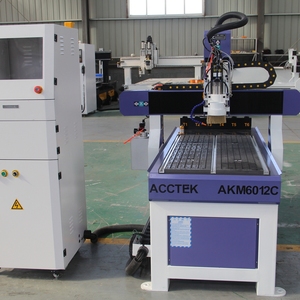 小型数控路由器600 * 1200毫米ATC AKM6012C雕刻机雕刻模具广告工艺品中密度纤维板木质亚克力板 - Product Image 1