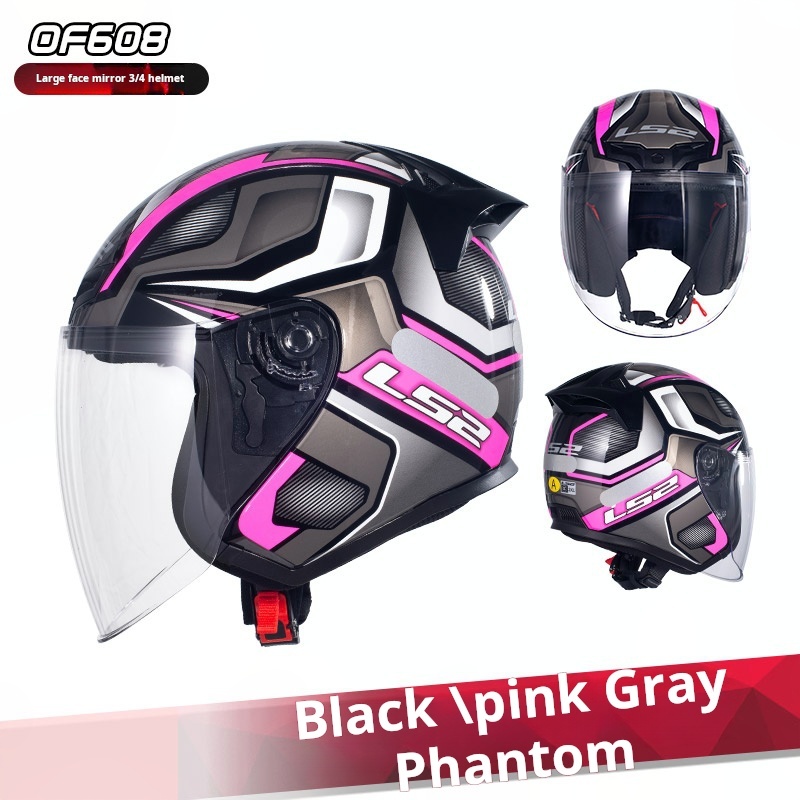 Negro/rosa gris fantasma