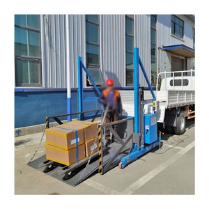 Capacidad de carga 2 toneladas Plataforma elevadora de carga y descarga
