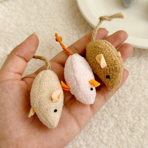ของเล่นแมวเหมียวสุดนุ่มสำหรับลูกแมวสนุกทำจากผ้าฝ้าย PP - Product Image 5