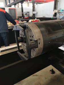 12kw 4チャックレーザーパイプ切断機自動装填・荷降ろしシステム45度ベベルゼロテール材料切断 - Product Image 6