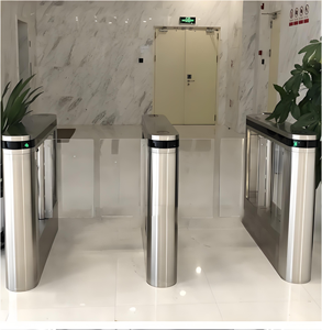 Factory Supply Brushless Motor High Quality Speed Turnstile Gate RFID QR Code <strong>Access</strong> <strong>Control</strong> Fast Swing Barrier Gate - Product Image 5