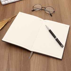 Cuaderno de cuero suave A5 Retro Yangba, Nota de reunión, cuaderno de Pu grueso Simple, LOGOTIPO personalizado para oficina de negocios - Product Image 4