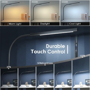 Lampada da tavolo multifunzione con controllo tattile e telecomando lampada da tavolo flessibile a Clip per scrivania - Product Image 2
