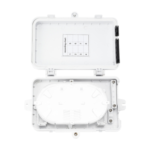 Pole Wall Mounted Fiber Optic Termination Box with 4pcs Adapter 1pc 1x4 PLC Splitter Compatible POE 4G 3G GSM SDK GPRS <strong>Networks</strong> - Product Image 3