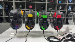 מפעל ישיר oem/odm מציעים קווית משחקים אווית הוביל עיצוב מסוגנן כבל ארוך משופר בס דינמי ברור