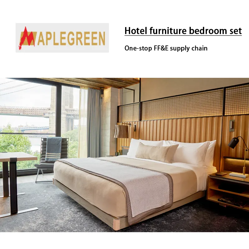 Malaysia Custom modern design hotel furniture luxury 5 star wooden hotel bedroom set