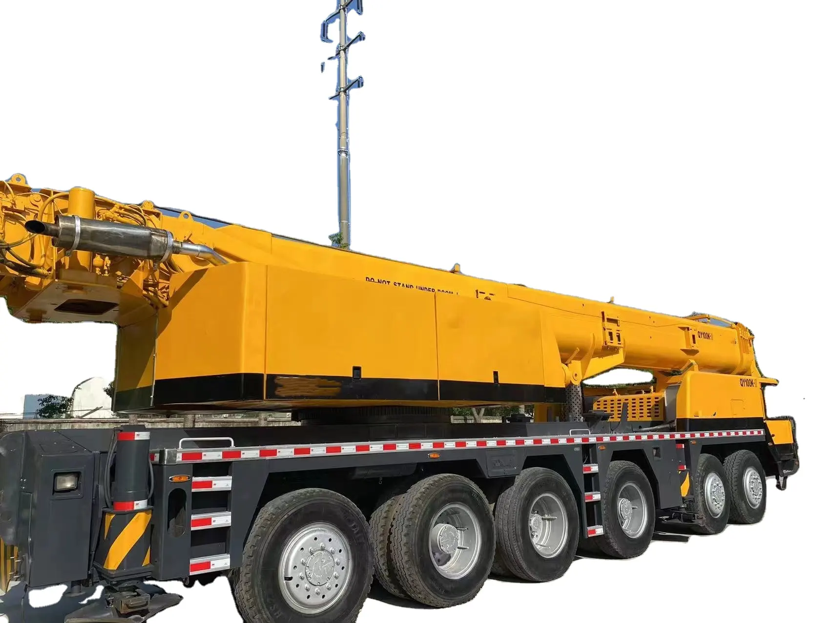 Cina marca 100 ton qy100k-II usato camion gru mobile braccio telescopico in buone condizioni