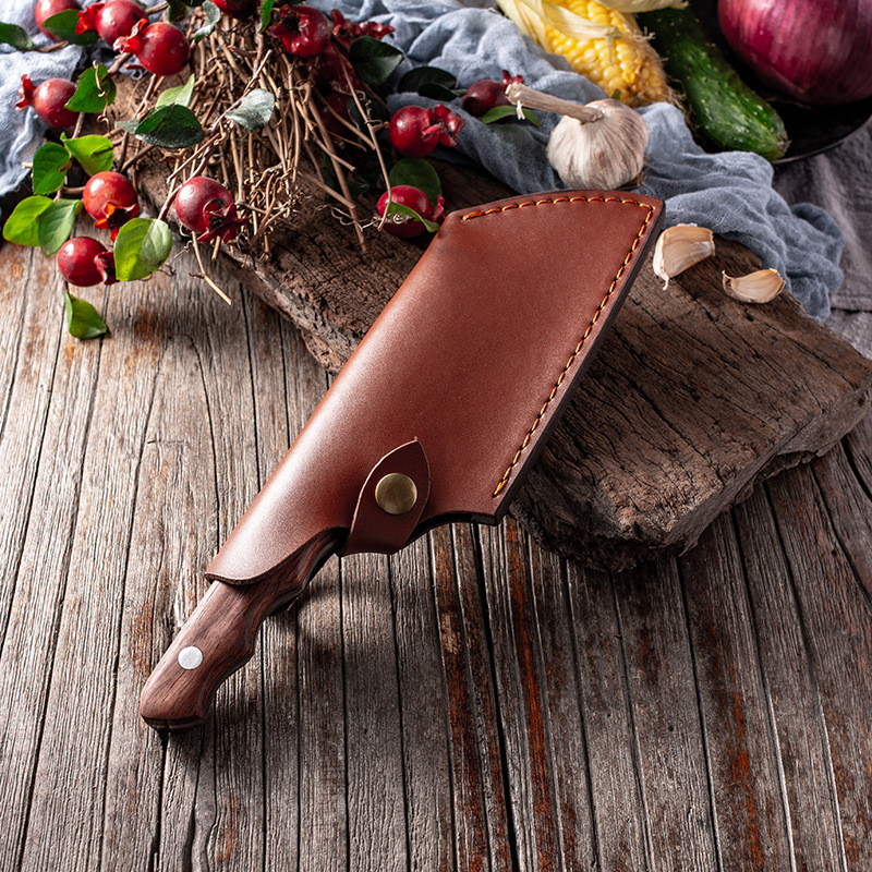 Mini Portable Outdoor Survival Camping Knife Kitchen Chopping Meat Fish Vegetable Knife Kitchen Chef Small Cleaver Knife