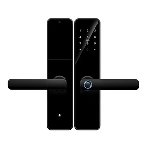 Smart Digital Lock Finger abdruck leser Tastatur Aluminium für Holz WiFi Fernbedienung IP Connectivity Cloud für Home Hotel - Product Image 1