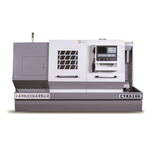 Piezas de mecanizado de funciones múltiples de alta velocidad, máquina CNC de torno CYK6150 X1000 de escritorio con portaherramientas - Product Image 1