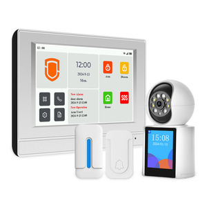 Teléfono móvil Smart Life APP control hogar 4G GSM WIFI intruso sistema de alarma de seguridad con sensores Pir de movimiento - Product Image 1
