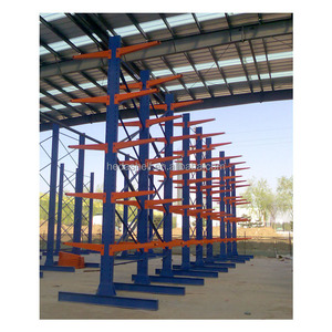 Sistema de estantería en voladizo de almacén de doble cara de varios niveles antioxidante al aire libre para almacenar artículos largos - Product Image 2