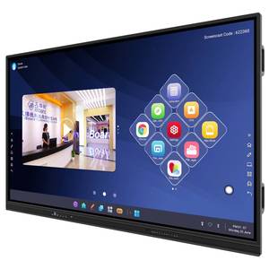 Grande schermo da 110 pollici tutto in un solo tocco tv smart board elettronica 20 punti touch screen lavagna interattiva con supporto mobile - Product Image 5