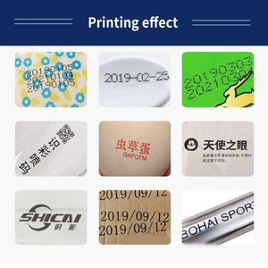 Neuer Hand-Tinten strahl drucker Kleines Produktions datum Qr-Code Barcode-Etikett Chargen nummer Verpackungs beutel Flaschen codier maschine