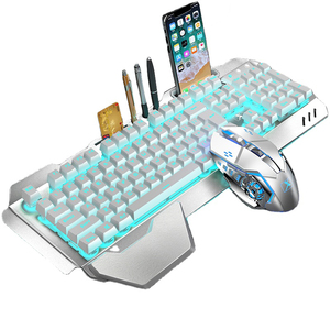 104 <strong>Keys</strong> RGB Wireless <strong>Keyboard</strong> Ergonomics Rechargeable Mechanical <strong>Keyboard</strong> Mouse Combo Gaming <strong>Keyboard</strong> Mouse Set for <strong>Computer</strong> - Product Image 2