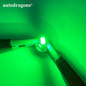 หลอดไฟแผงหน้าปัดรถยนต์12V 10สีแบบลิ่ม T4.2สว่างมาก - Product Image 5