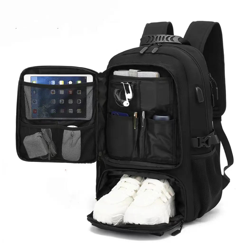 2024 neue lieferung großhandel multifunktionale mode 18 zoll laptop reise mann unisex wandern sport extra großer rucksack gepäck tasche