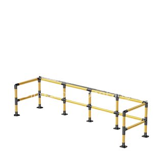 Mini Market kapısı ekran alüminyum anti-saldırı park korkulukları c-tipi çift katmanlı trafik bariyerleri - Product Image 5