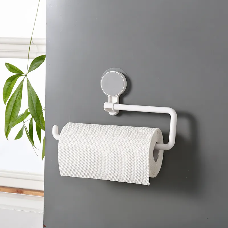 Hot Sale Fashion design bathroom paper holder adhesive Wall mounted paper holder with shelf no drill paper holder toilet