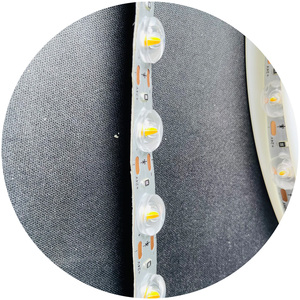 170 fasulye açısı 18W DC24V 11MM PCB 48leds2 tel CCT 2700-6500k diffüz optik lens alüminyum profil için led ışık şerit - Product Image 5