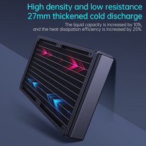 SNOWMAN 240mm RGB Liquid Cooler High Efficiency Ultra-Quiet Fan Water Cooling <strong>System</strong> for Gaming PC Radiator CPU <strong>Processing</strong> - Product Image 4