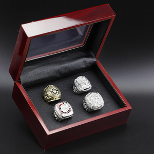 Wholesale 1961 2010 2013 2015 <strong>Michigan</strong> Wolverine Football Team Championship Ring 4Pcs Display Box Men's Ring - Product Image 3