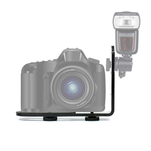 Soporte de Flash tipo L, placa de liberación rápida para grabación de vídeo Vertical, Universal, DSLR, luz LED, soporte de Flash - Product Image 3