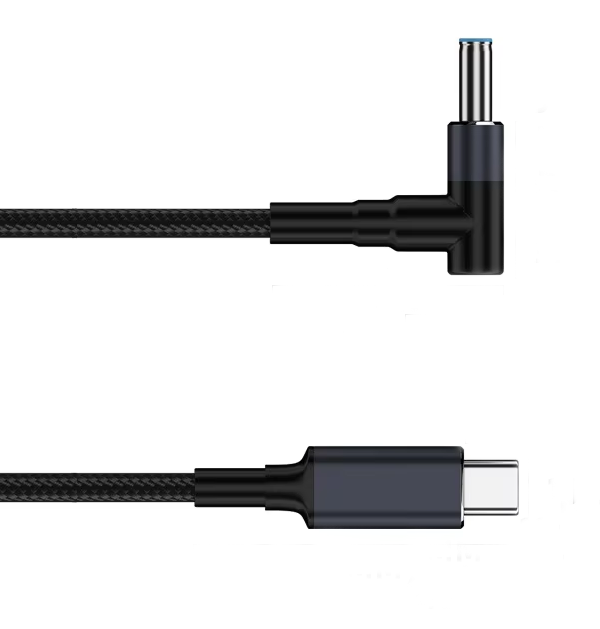 USB C เป็น DC5.5*2.5 แบบงอ 140W/28V5A
