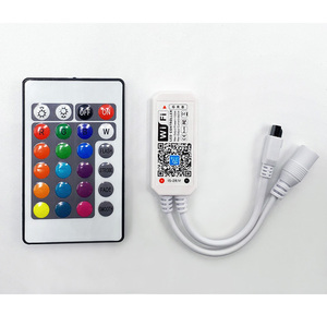 Горячий Wi-Fi 24 ключа ИК пульт дистанционного управления RGB контроллер 4 Pin умный Wi-Fi и RF беспроводной пульт дистанционного RGB светодиодный контроллер для RGB Светодиодные полосы света - Product Image 2