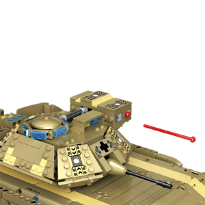 Uzaktan kumanda kök yapı setleri 8-12 yaşında 1762 adet RC mühendislik kiti içerir paletli araba/M2A2 tankı yapılmış plastik ABS - Product Image 5