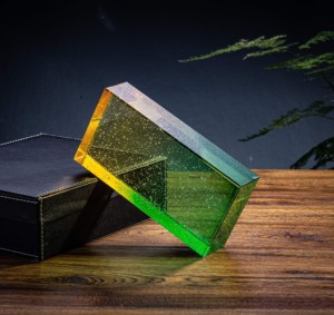 Jingyage 200x100x50mm đánh bóng gạch thủy tinh khối đa màu gradient cho khách sạn và phân vùng tường nhập bán buôn bán nóng - Product Image 2