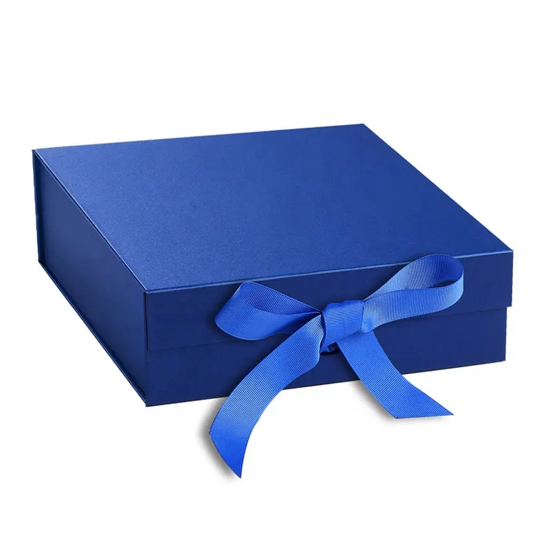 Chengruo gioielli cibo scatole di san valentino pieghevole chiusura magnetica scatola di carta materiali da imballaggio regalo con nastro