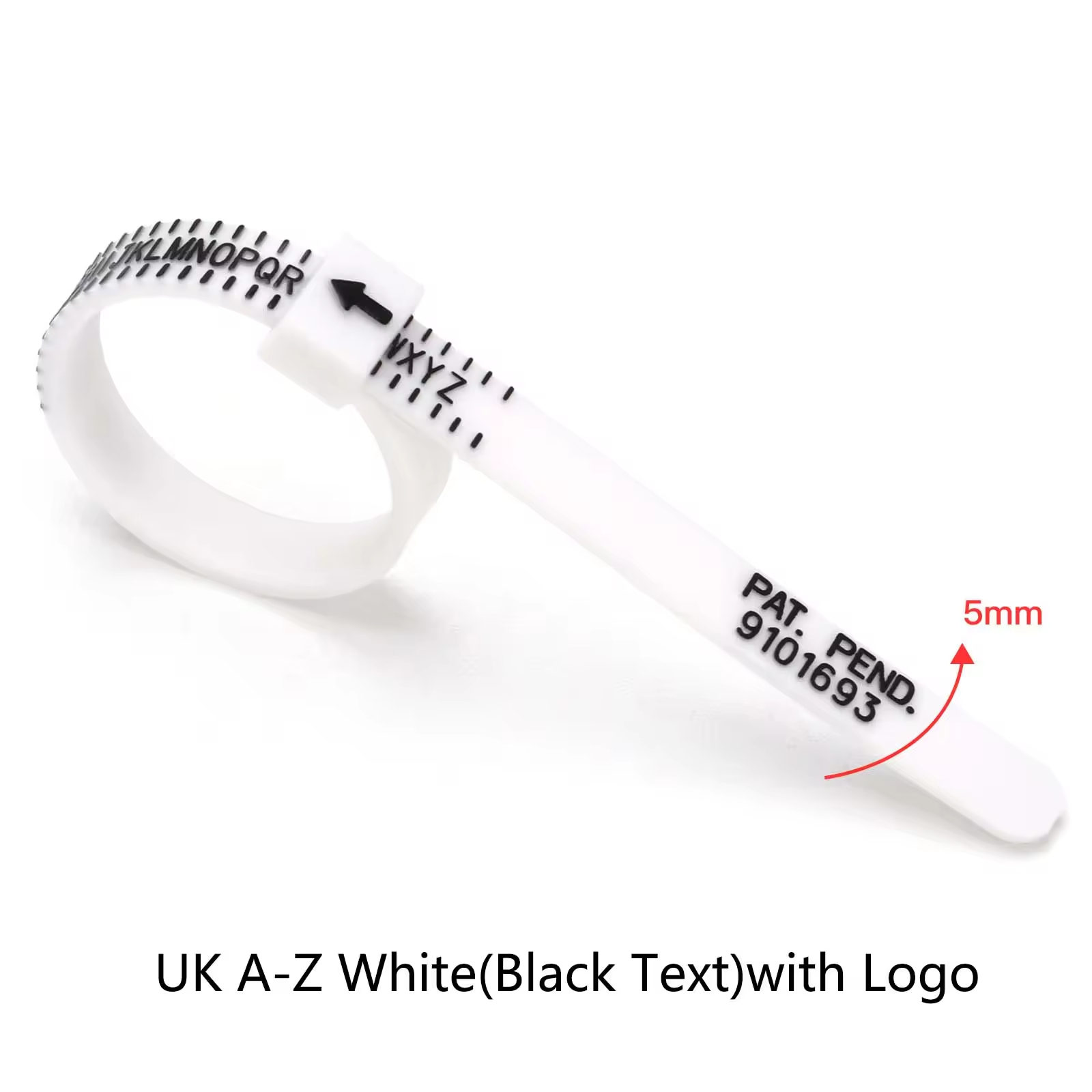 UK A-Z White(Black Text)with Logo