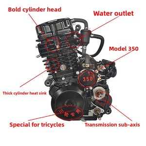Defend Prestige 350 New Condition 4 Stroke Water-Cooled 250cc Motorcycle <strong>Engine</strong> Assembly CDI Ignition Compatible Model <strong>CG150</strong> - Product Image 3