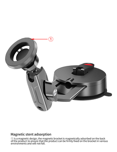 Suction Cup Bracket for Carplay Screen Adjustable and Stretchable <strong>Universal</strong> Replacement Mounting Bracket Phone Mount Holder - Product Image 5