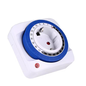24 ore Timer con Timer per collegare la presa per interruttore intelligente per conto alla rovescia programmabile con messa a terra meccanica - Product Image 1