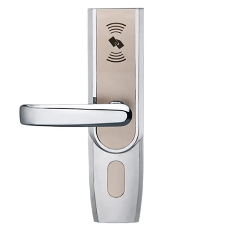 Serrure de porte d'hôtel en acier inoxydable LH5000, pour carte électronique, avec clé d'accès RFID, verrouillage de porte