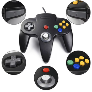 Buona qualità USB cablato Gamepad per Nintendo 64 Joystick con diversi colori per N64 Controller di gioco per regalo di famiglia