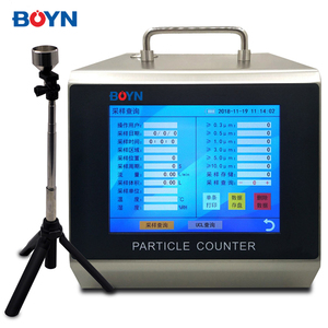Benchtop BN-Y09-5100 penghitung partikel debu SUS304 detektor debu penghitung partikel udara PM2.5 Akurasi Tinggi - Product Image 1