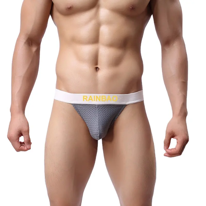 Ropa interior Sexy para hombre, bragas de malla suaves a la moda, fabricante en China