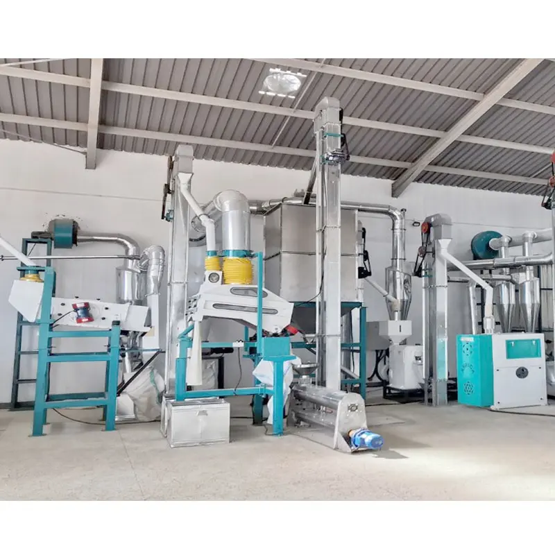 Máquina de fresagem de farinha automática eficiente, produtos terminados de alta qualidade 20ton 30ton