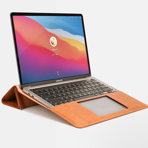 Neues Design Niedliche Computer tasche Individuell bedruckte Laptop-Ärmel Leder-Laptop taschen ständer