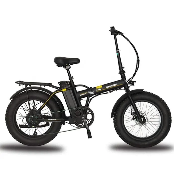 Yüksek kalite 250W/500W alaşımlı çelik çerçeve ebike yağ lastik katlanabilir elektrikli bisiklet