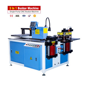 New Design 3 in 1 Hydraulic CNC Busbar Bending Cutting Punching Machine for Flexible Copper Aluminum Busbar Bus Bar Machine - Product Image 1