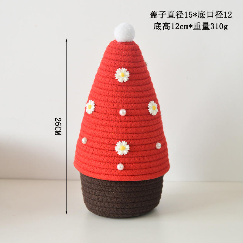 Arbre de Noël rouge-marguerite